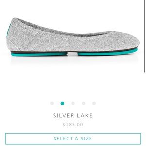 Silver lane tieks size 9, never worn